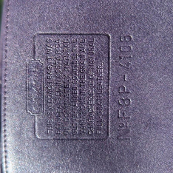 💜Rare Vintage Coach Soho flap crossbody 4108 - Picture 12 of 12